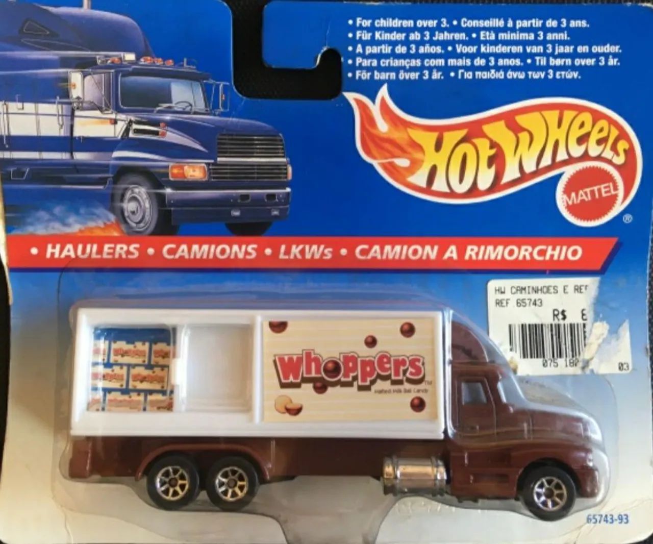 Hot Wheels Caminhão Whoppers Colecionável