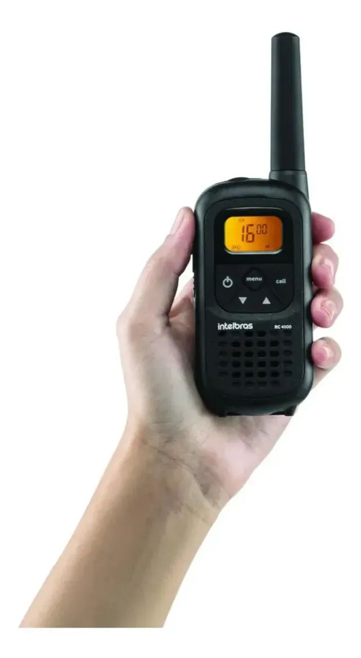 Radio comunicador RC 4002 Intelbras 26 canais alcance até 20km preto - Foto 3
