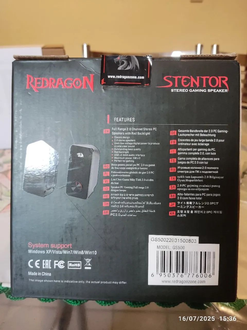 Caixa de Som Gamer Redragon Stentor - Foto 2