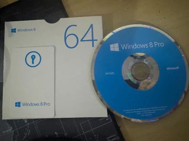 Microsoft Windows 8 Pro versão completa 64 bits DVD MS WIN 864529520086914120