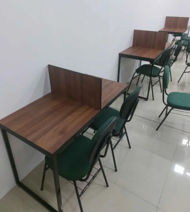 estação de trabalho industrial dois lugares 