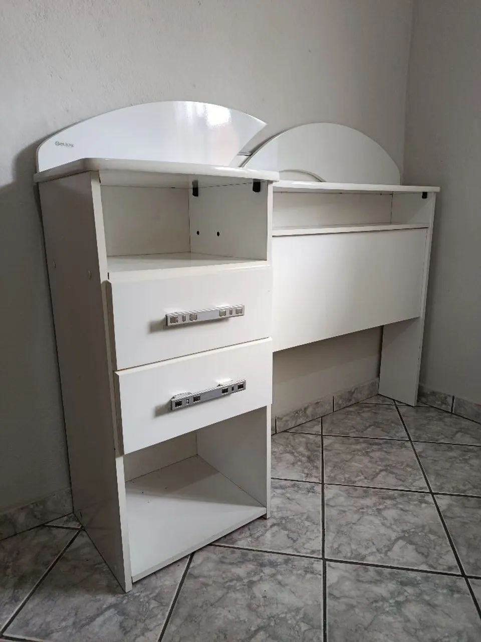 Cabeceira de solteiro com duas gavetas - Foto 2