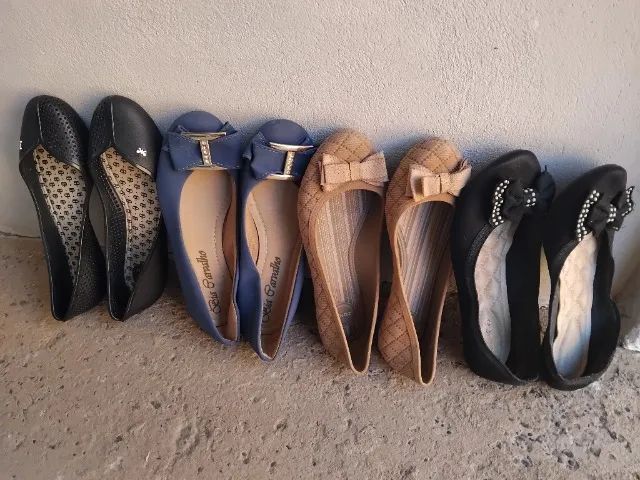 4 Sapatilhas feminino por 52 reais