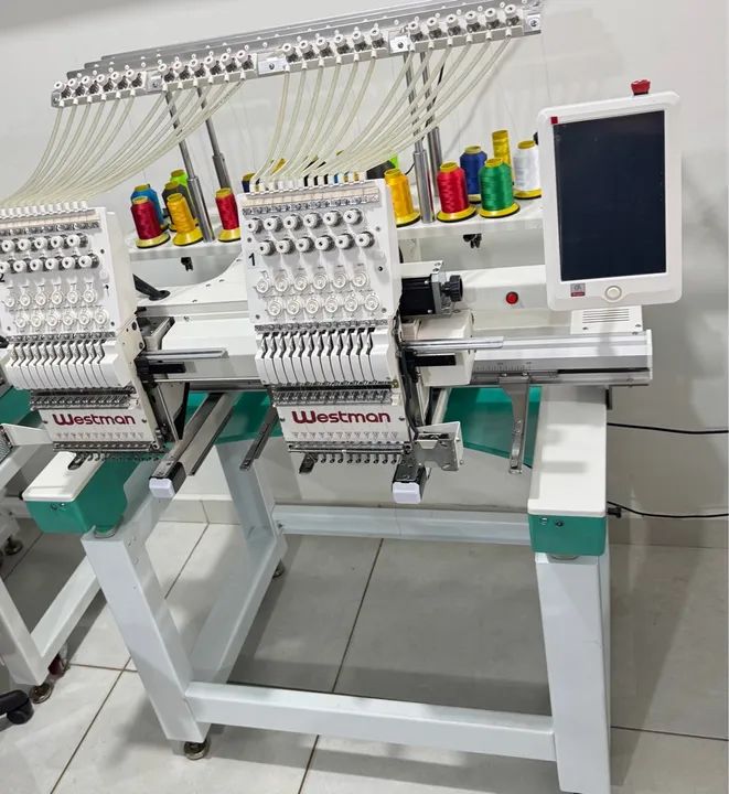 Máquina de Bordar Industrial Westman - 2 Cabeças