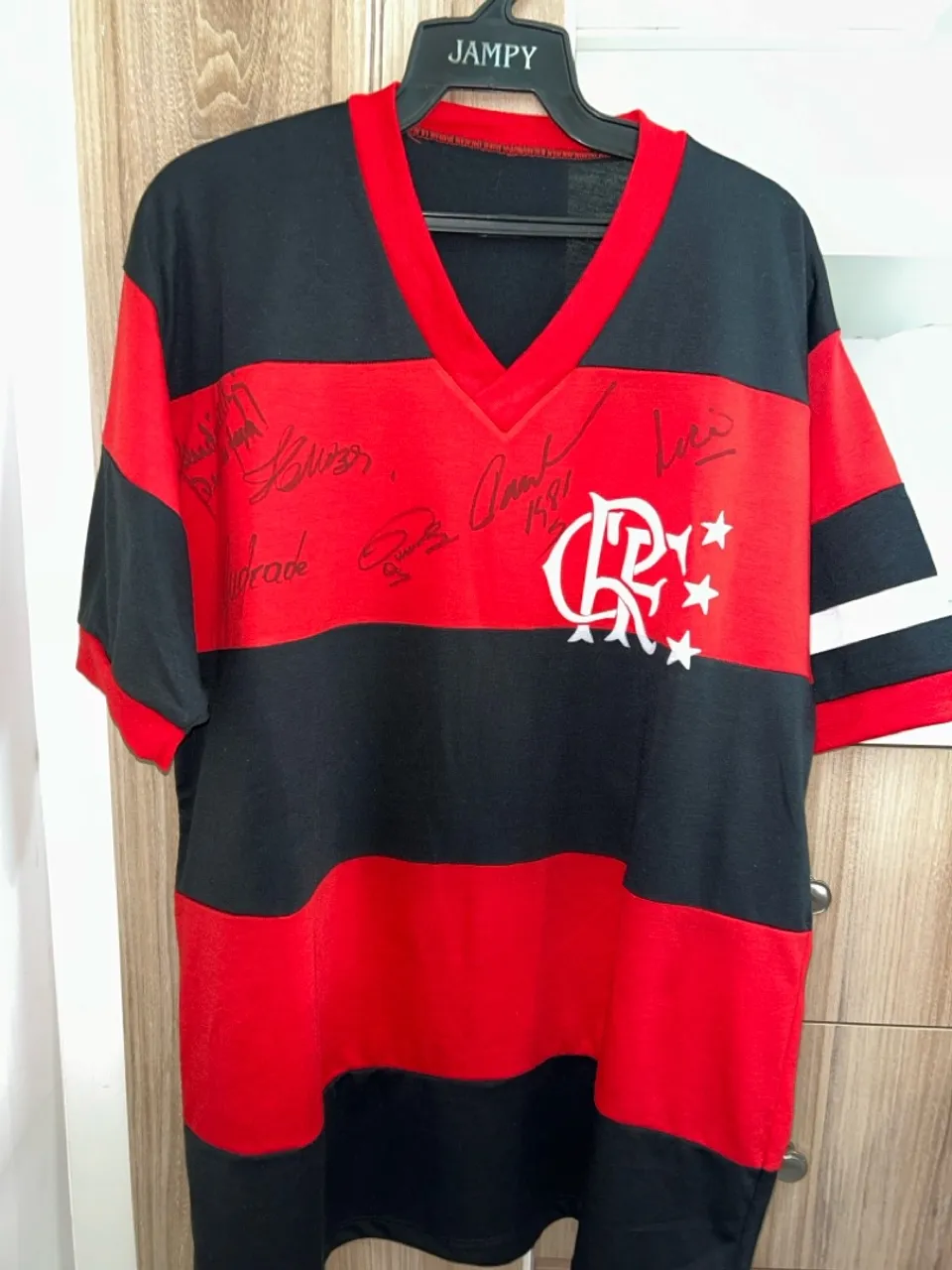 Camisa Flamengo Libertadores 1981 Autografada