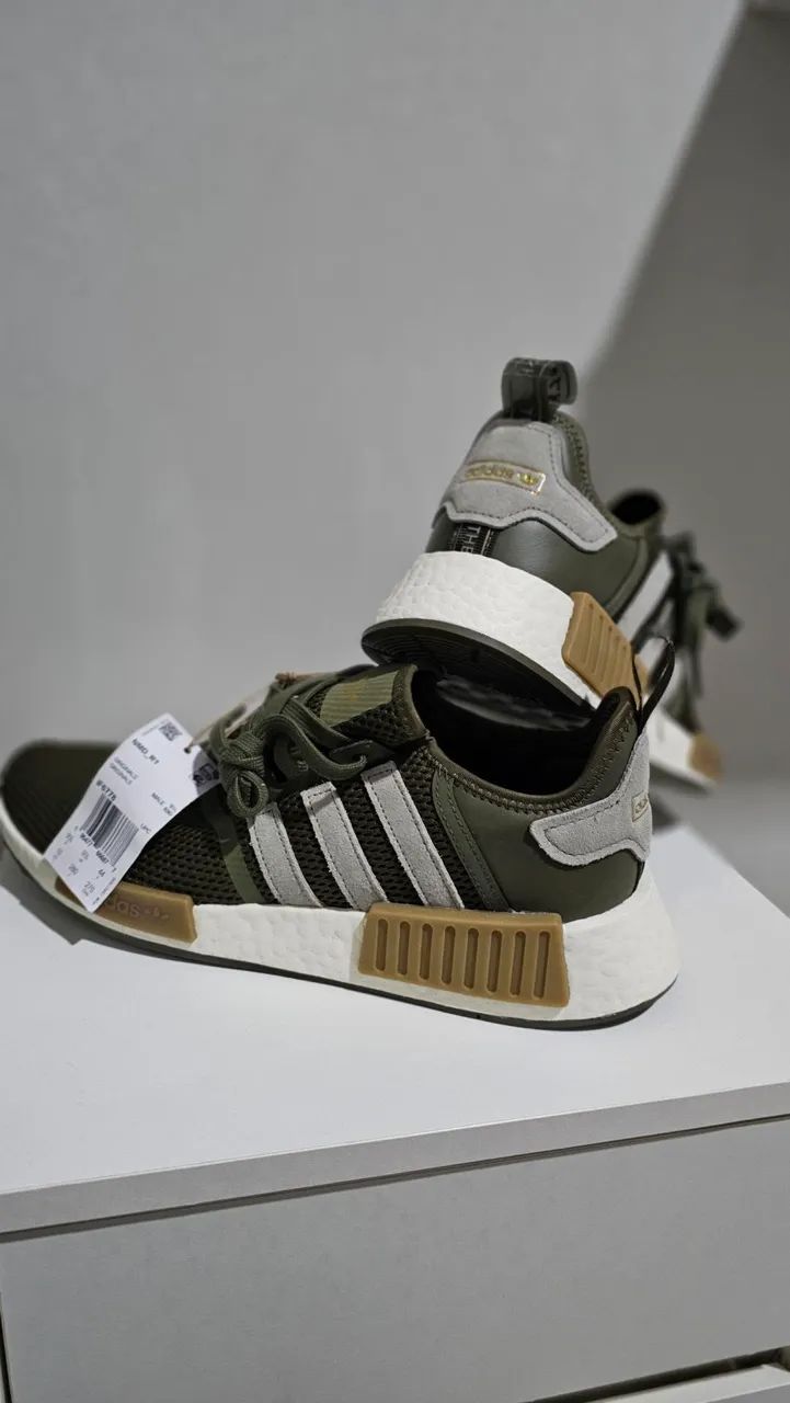 adidas gazelle silver green womens Shop Green Mens adidas NMD R1 Lace Up Sneakers  Shoebacca
