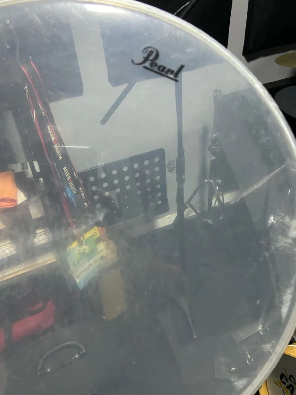 Pele resposta surdo 16 Pearl Original  - Foto 4