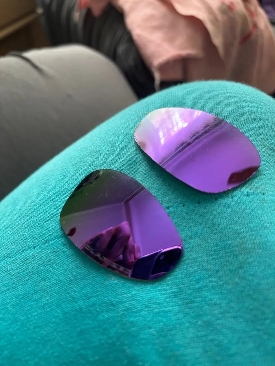 Lentes de óculos polarizadas roxas - Foto 2