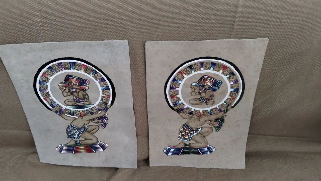 Dois Quadros indígenas bolivianos É para levar!  - Foto 3