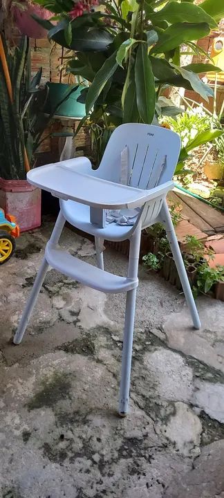 Cadeira De Alimentação Bebê Poke Cor Baby Blue Burigotto - Foto 2