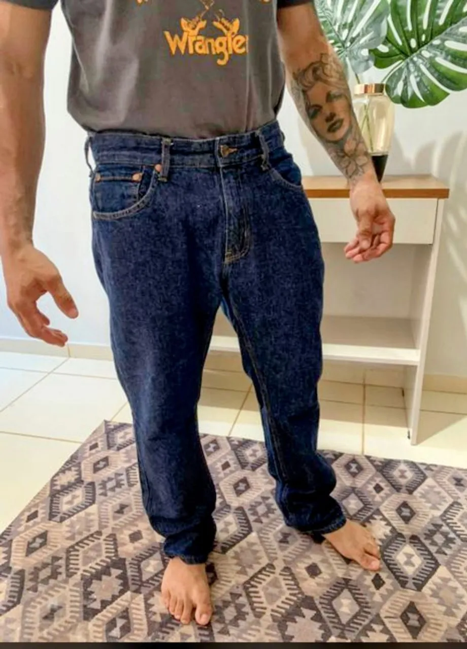 Calça Jeans Wrangler Clássica - Azul Escuro