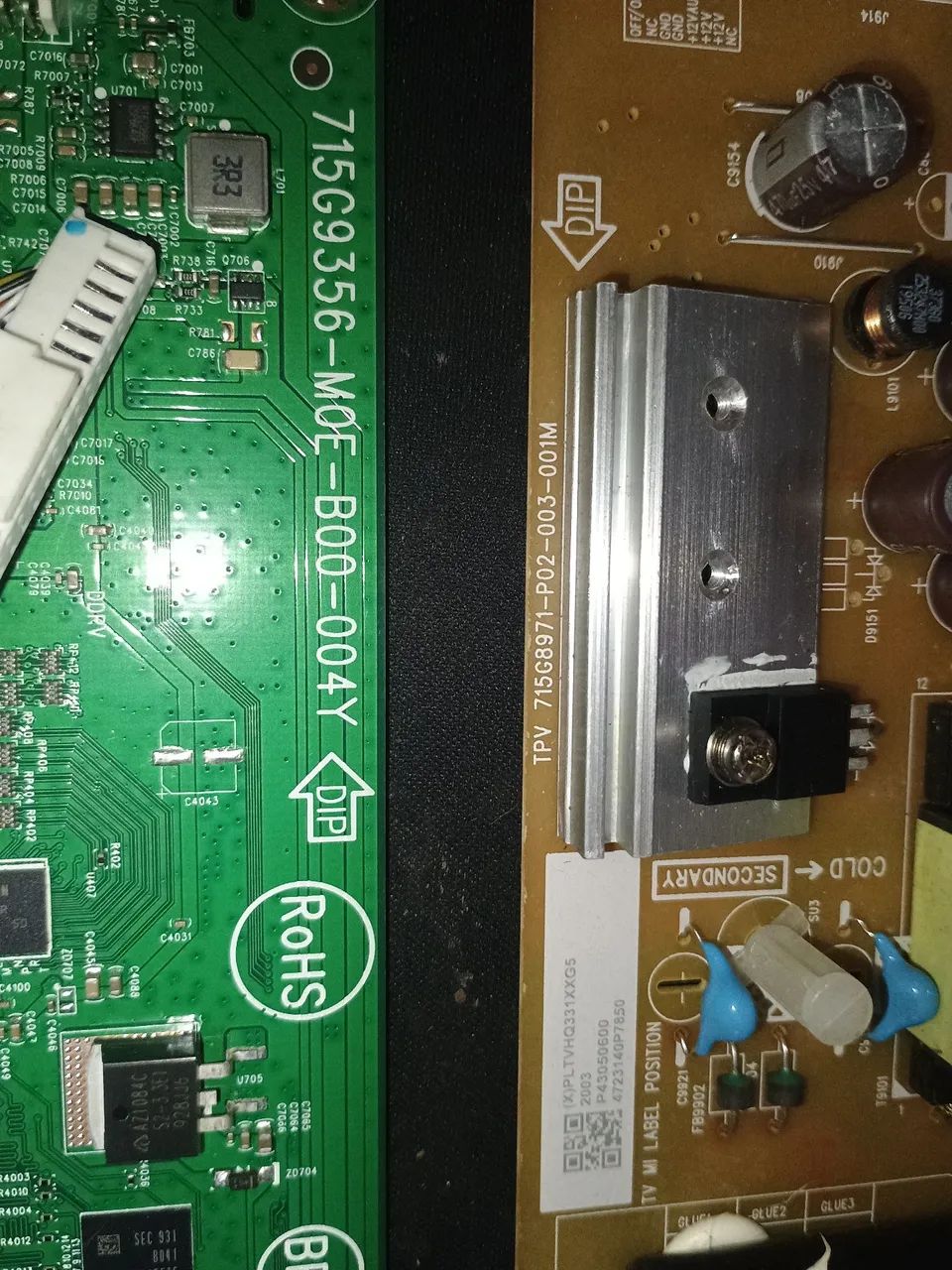 Placa principal e fonte tv Philips 43PFG5813/78 tudo como na foto. - Foto 5