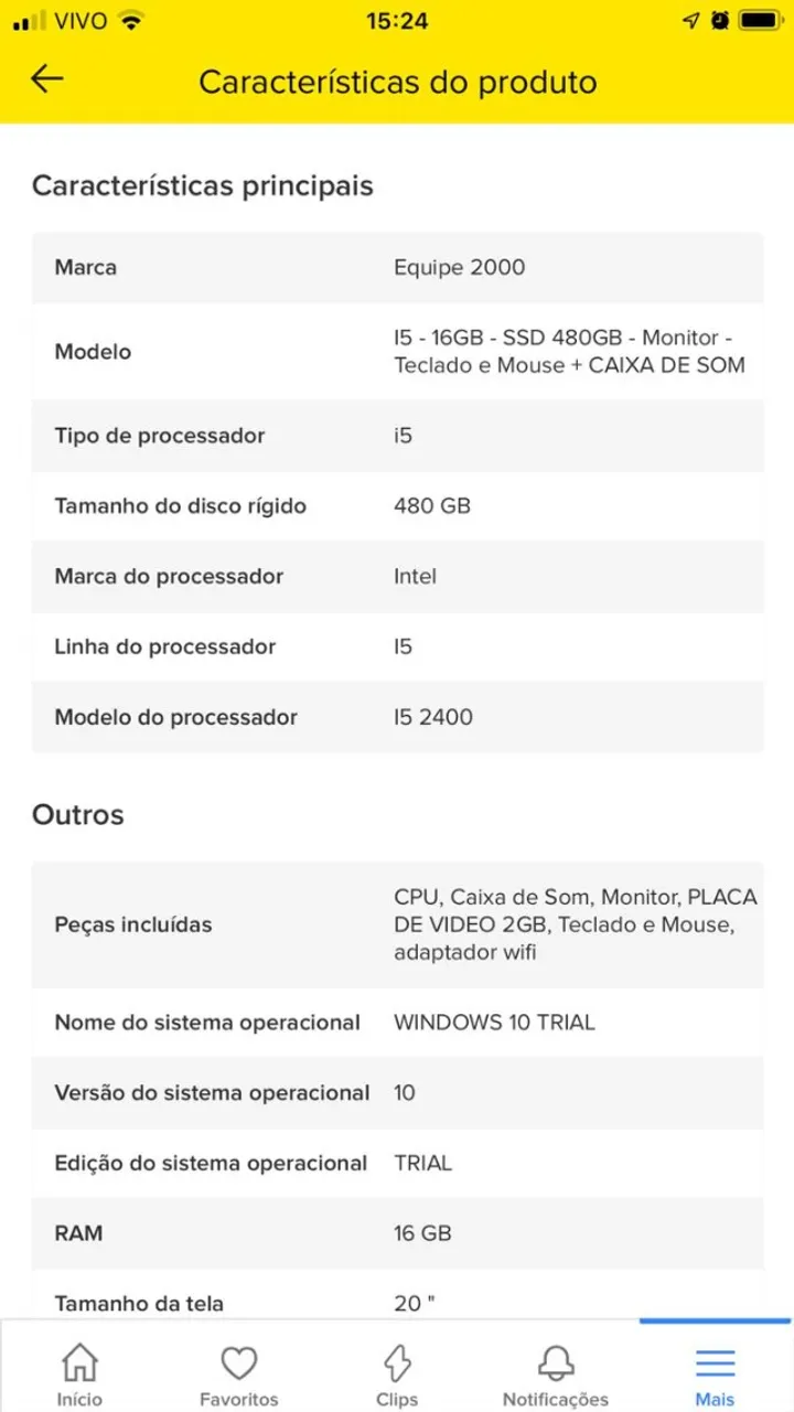 Computador pc