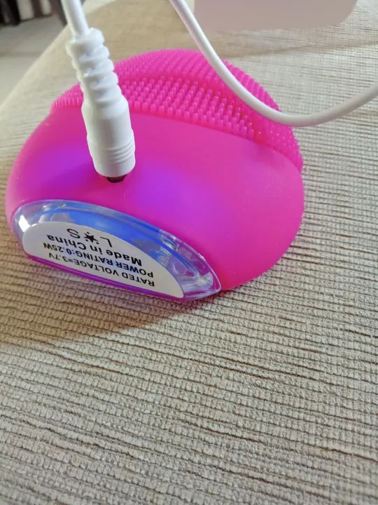 Esponja de limpeza facial elétrica 