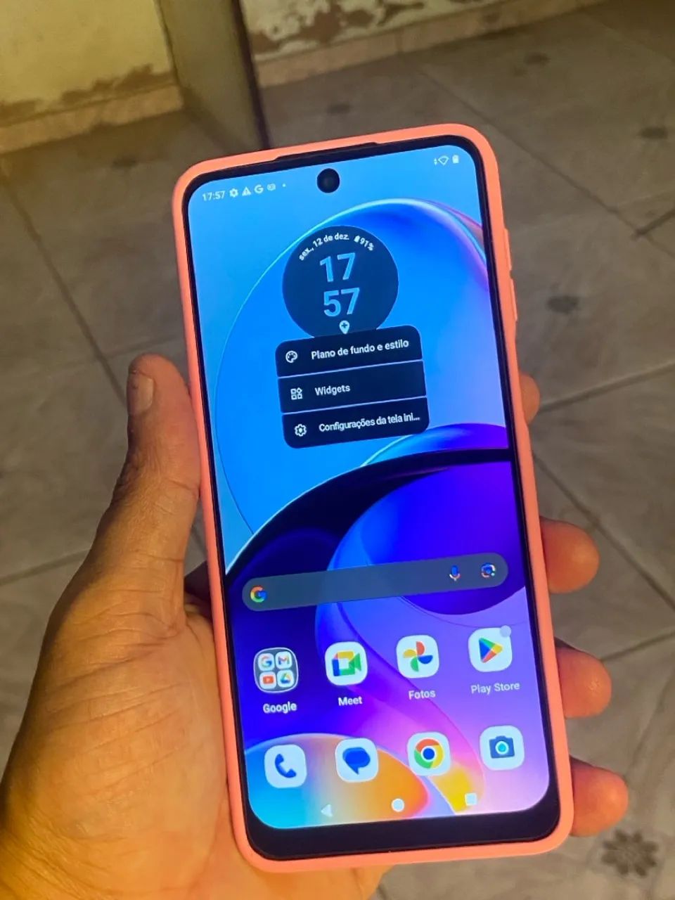 Celular Moto G14 128 gigas Funcionando tudo perfeitamente  - Foto 4