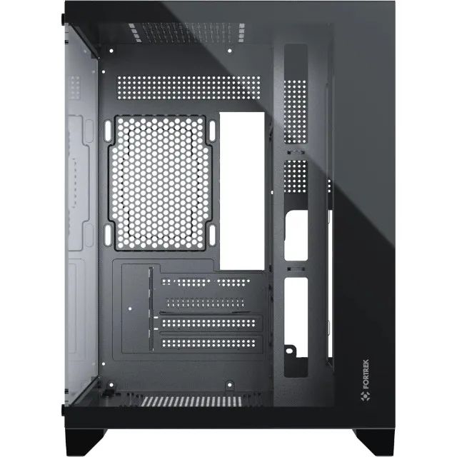Gabinete Gamer Fortrek Clarity Preto Lateral Vidro Novo Loja Coimbra Computadores - Foto 5
