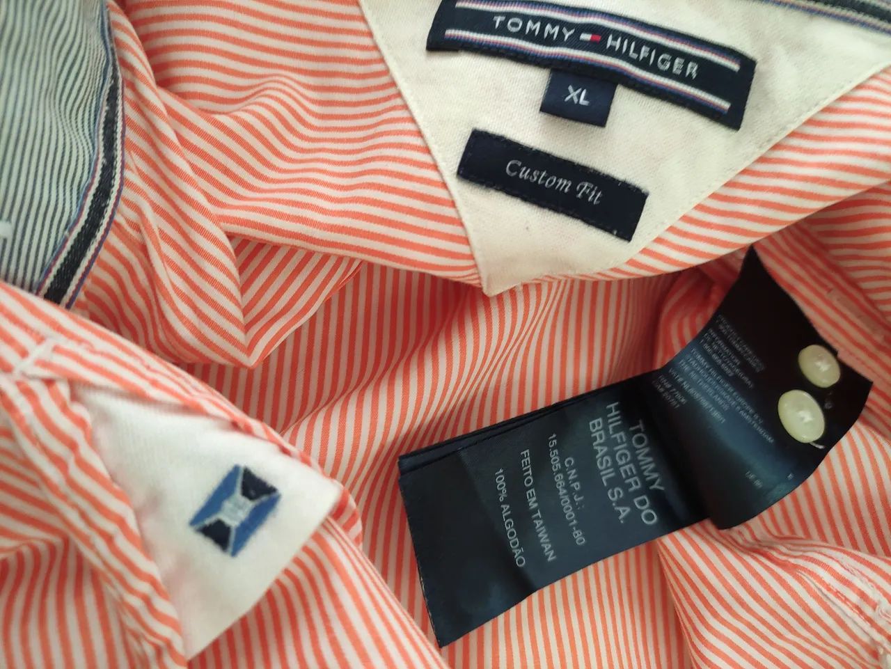 Tommy Hilfiger camisa algodão XL - Foto 4