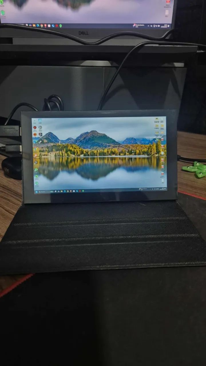 Monitor 7 Polegadas Touchscreen 1024x600 Hdmi Cor Preto