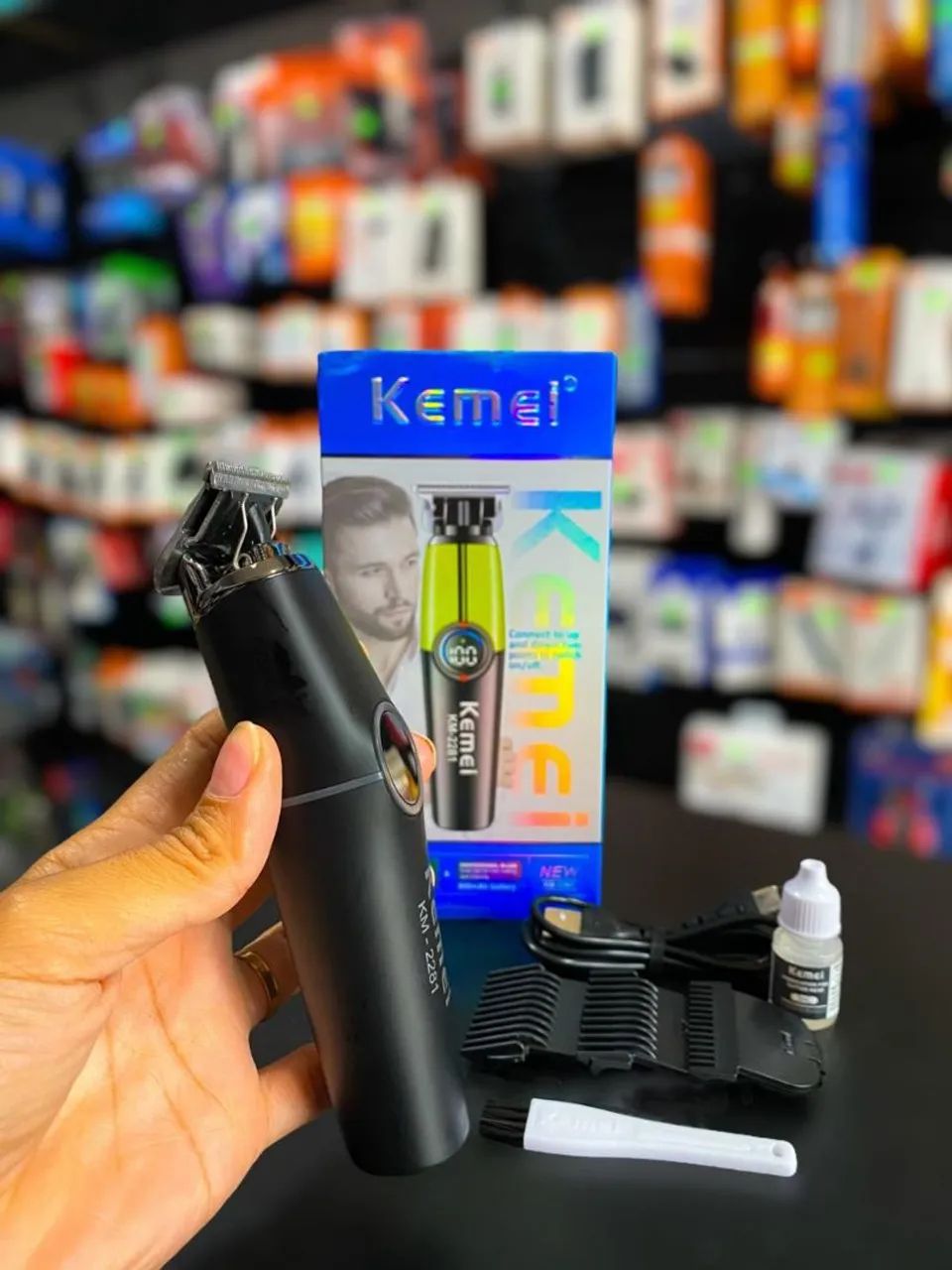 BARBEADOR PROFISSIONAL DE ACABAMENTO KEMEI KK-2281 - Foto 6