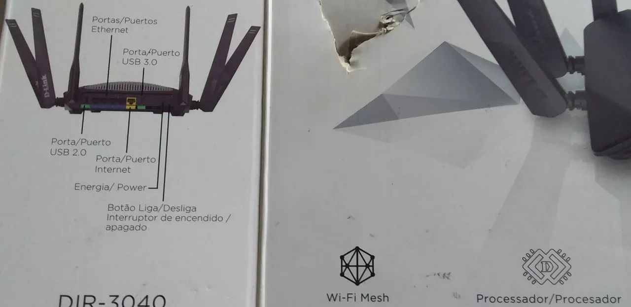 Roteador D-Link AC3000 DIR 3040 - Foto 2