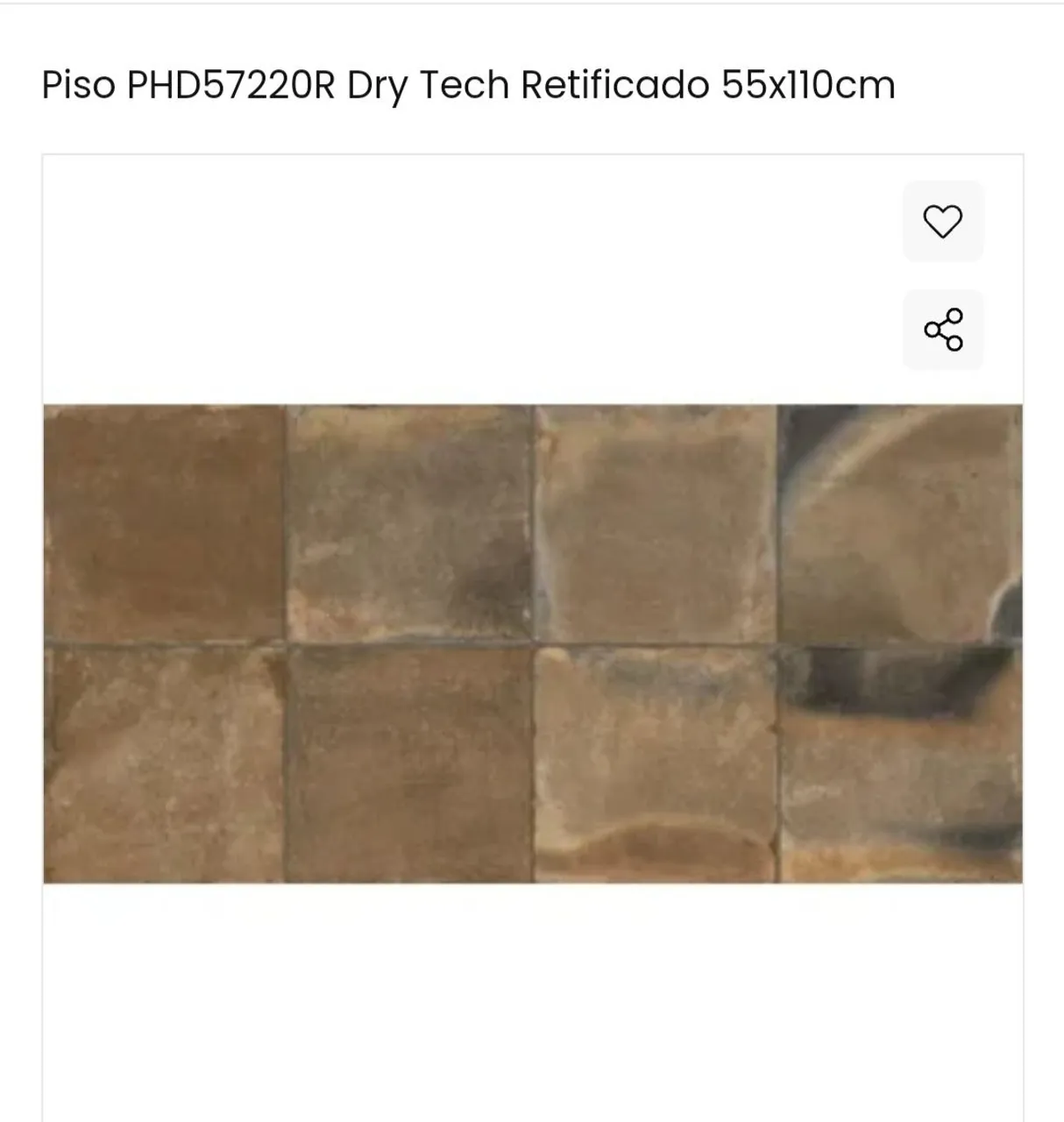 Piso Porcelanato Dry Tech Retificado 55x110cm