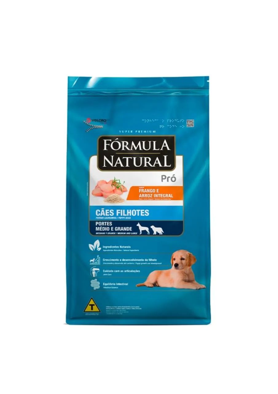 Ração Fórmula Natural Pro Filhotes Médio e Grande - Frango e Arroz