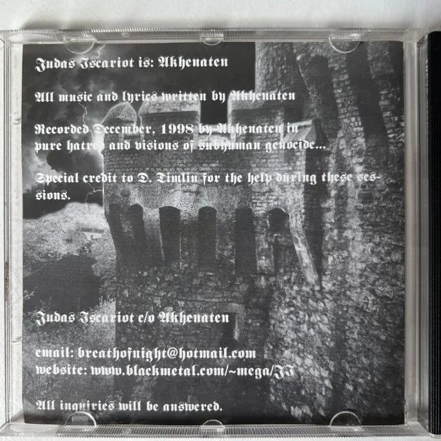 Cd Judas Iscariot - Heaven In Flames, Importado USA, 1st Ed RSR-0136 - Foto 5