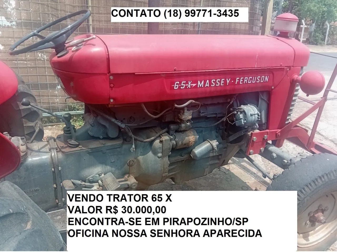 Trator Massey Ferguson 65 X - Foto 4