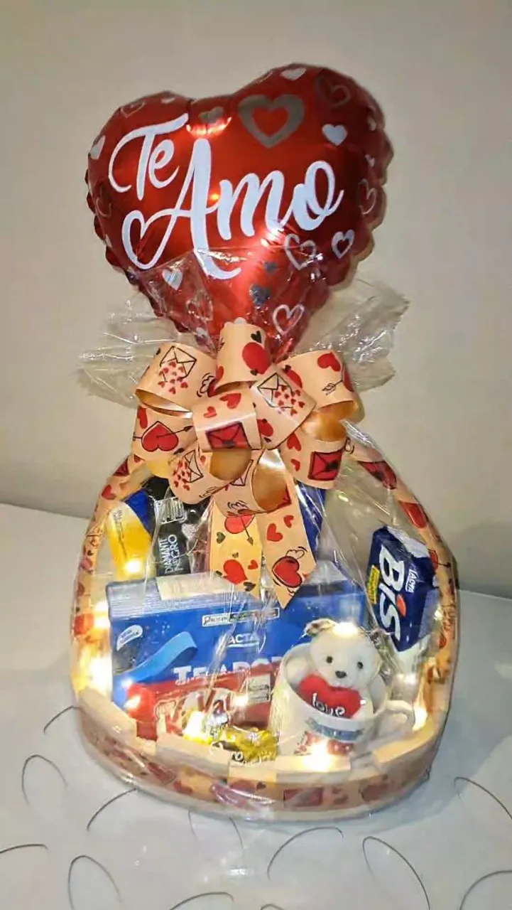 Cesta te amo Dia dos Namorados