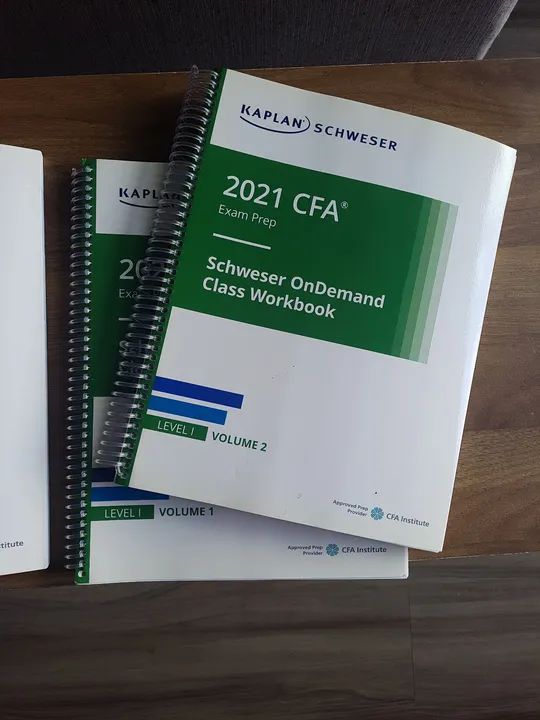Livros Kaplan Schweser CFA 2021 Level I - Completo - Livros e