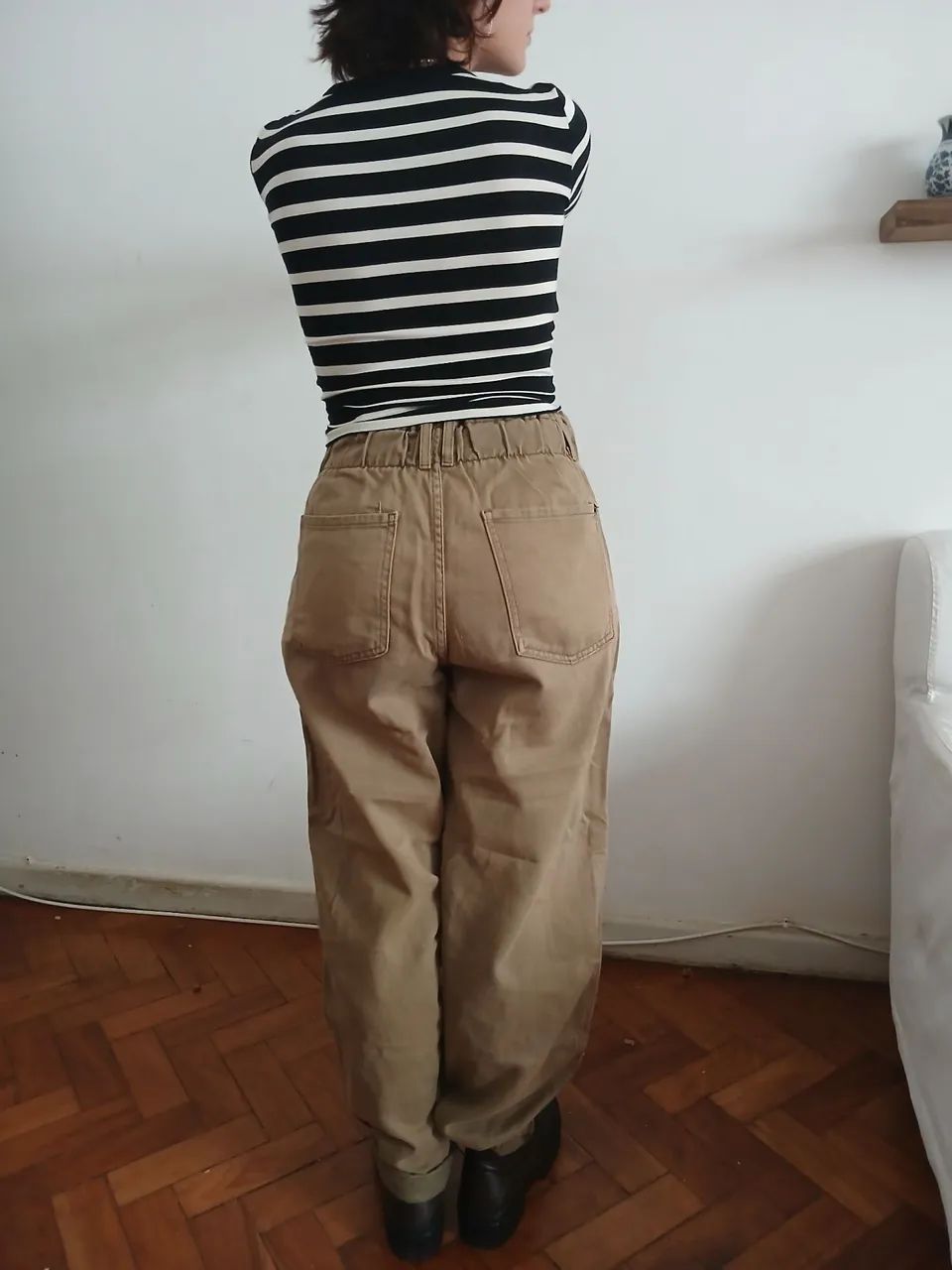 Calça baggy verde militar - Foto 2