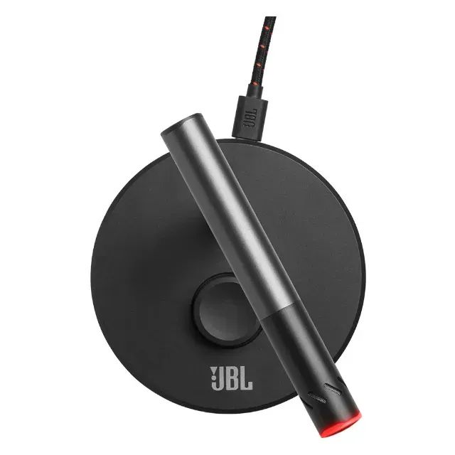 Microfone Condensador Quantum Stream Talk JBL Preto Original Loja Física Garantia Nota - Foto 2