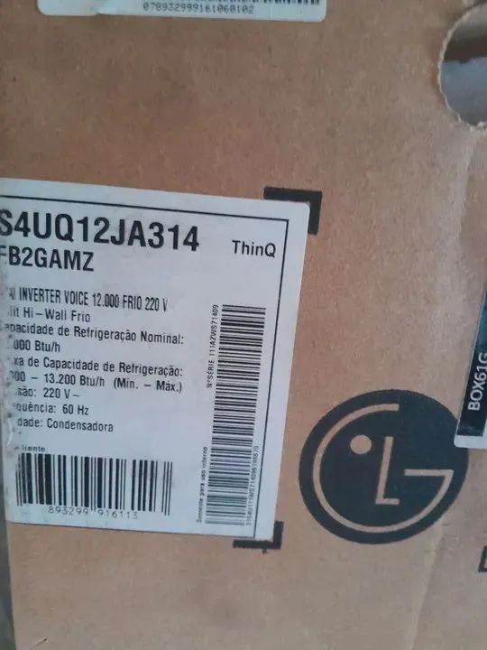 Ar Condicionado LG Inverter - Novo - 12000 Btus - Foto 2