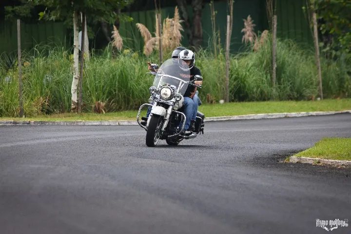 Harley Davidson Road King  branco prolado - classica