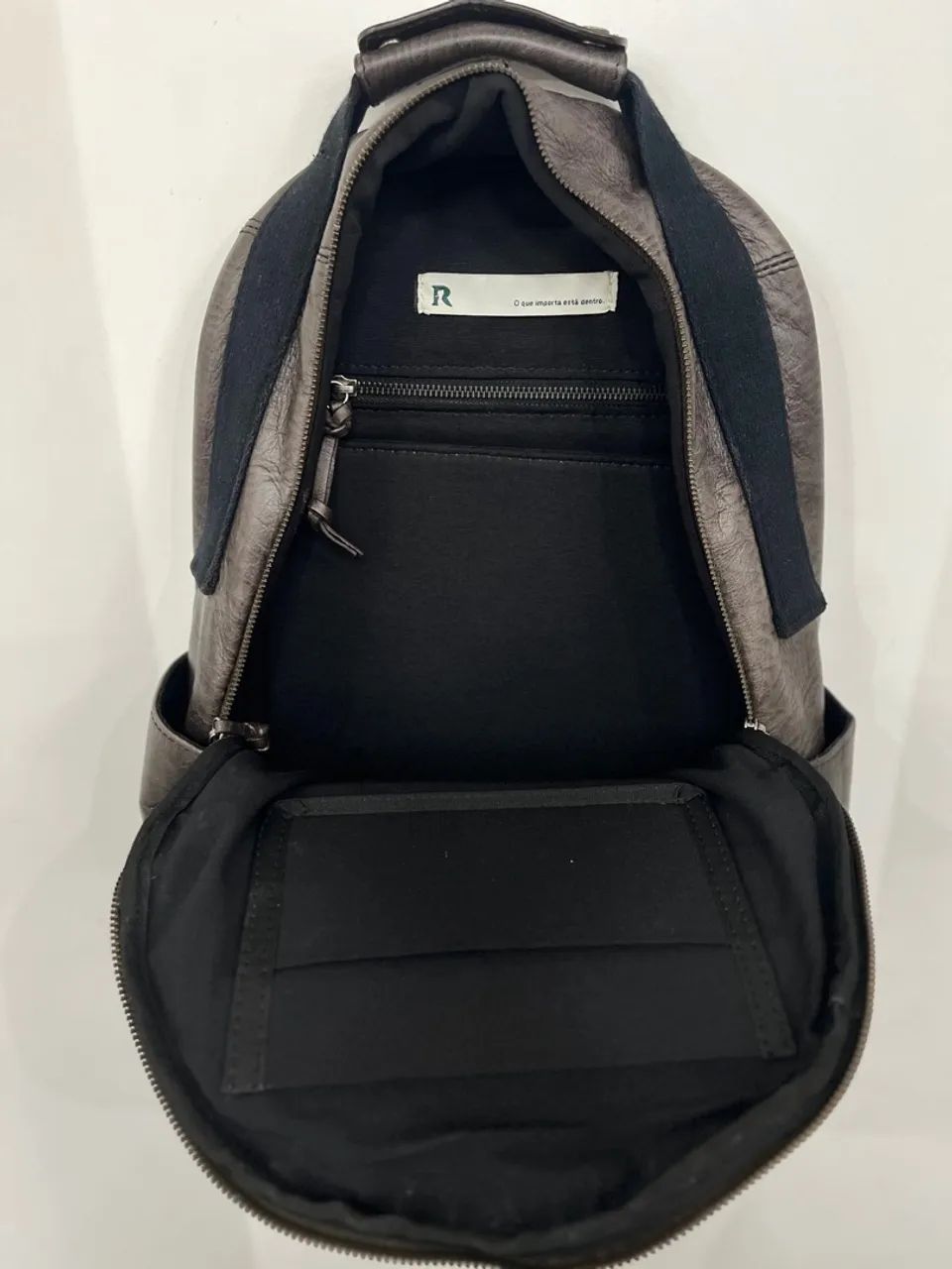 Mochila de Couro Reserva Marrom - Foto 5