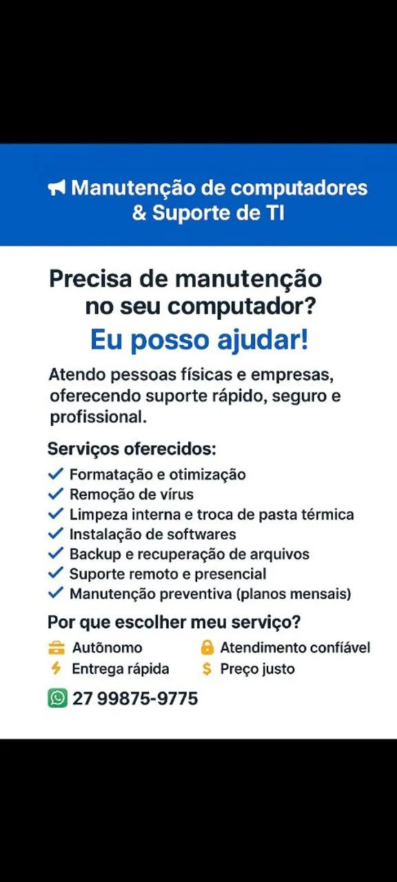 Suporte Ti computador notebook 