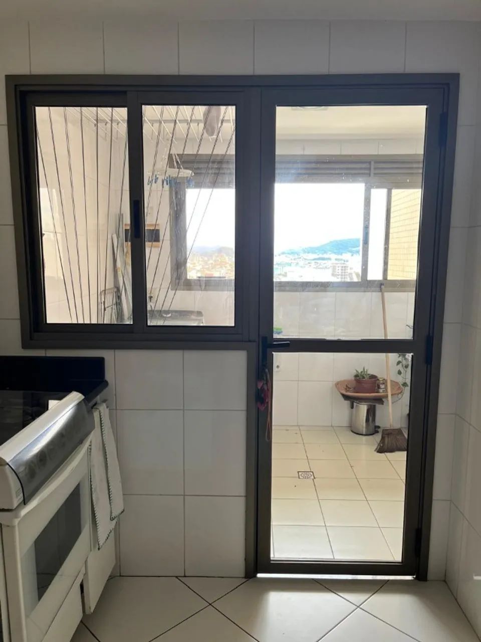 Janela e porta de aluminio