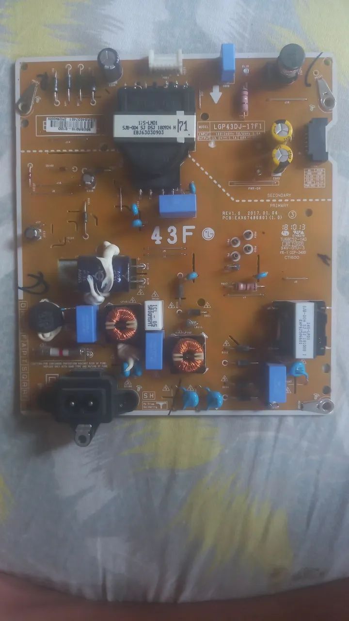 Placa lg43dj17f1