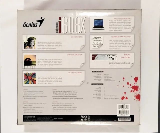 Mesa digitalizadora Genius i608X Mouse e caneta Win Mac PC - Foto 5