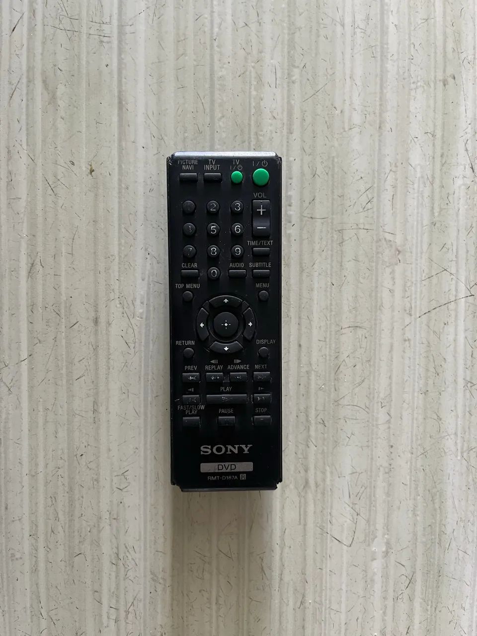 Controle de DVD Player Sony Original (2)