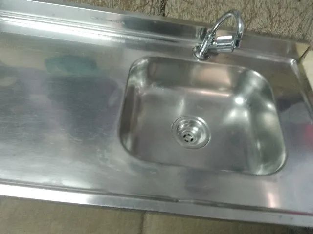 Cuba pra pia em inox