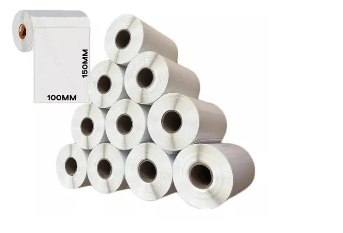 Rolos Etiqueta 10x15 100x150 Zebra 180 Etiquetas Branco 100 g (não térmico)