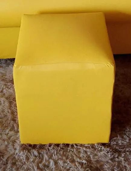 Puffs Decorativos no suede e corino - Foto 2
