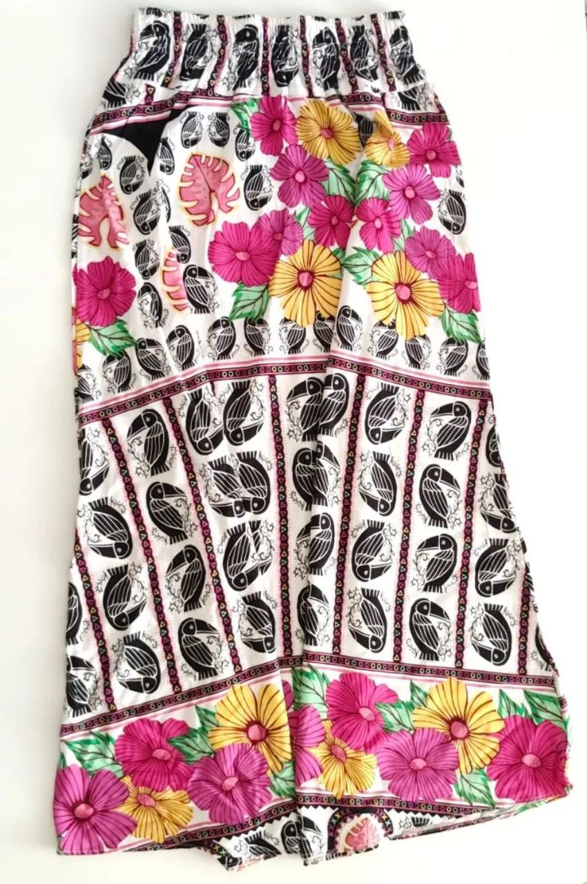 Saia Longa Estampada Floral - Foto 2