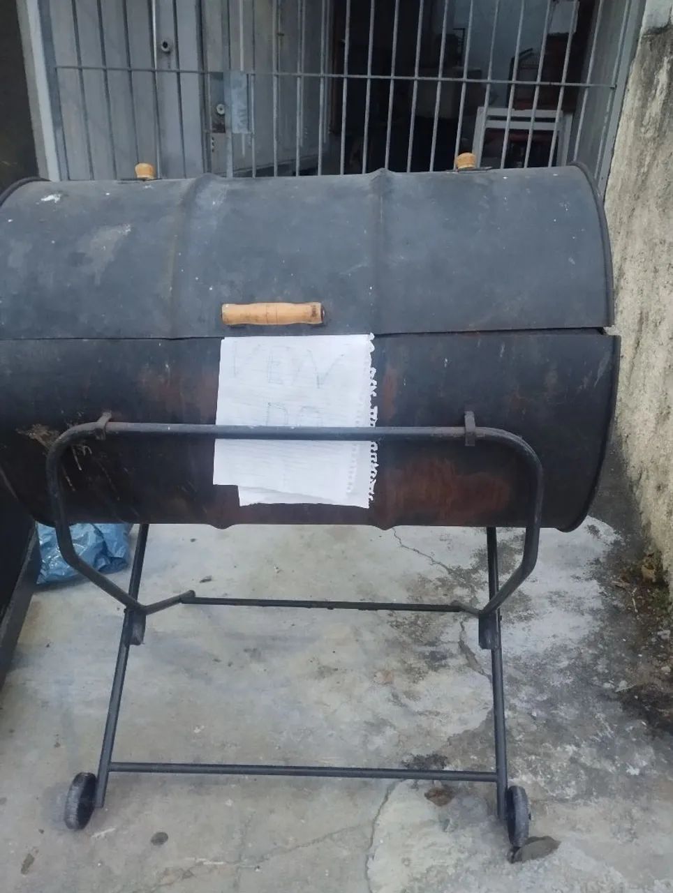 Churrasqueira Tambor Grande a Bafo 200 Litros - Foto 2