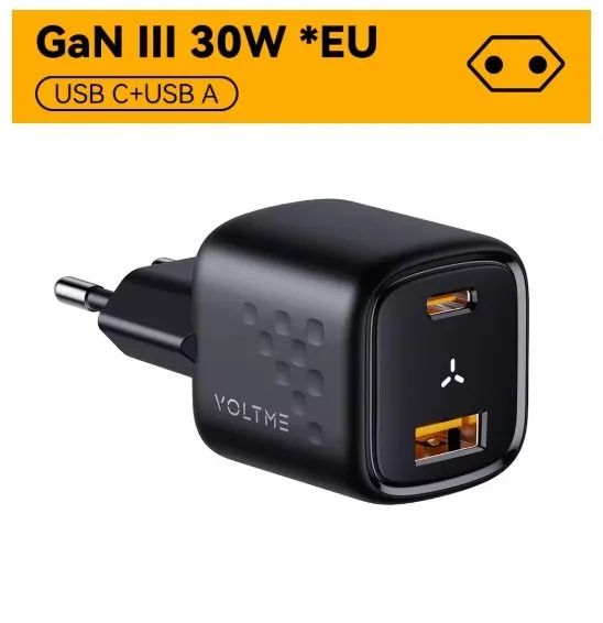 carregador turbo Voltme 30w + Cabo de 1M tipo C  - Foto 2