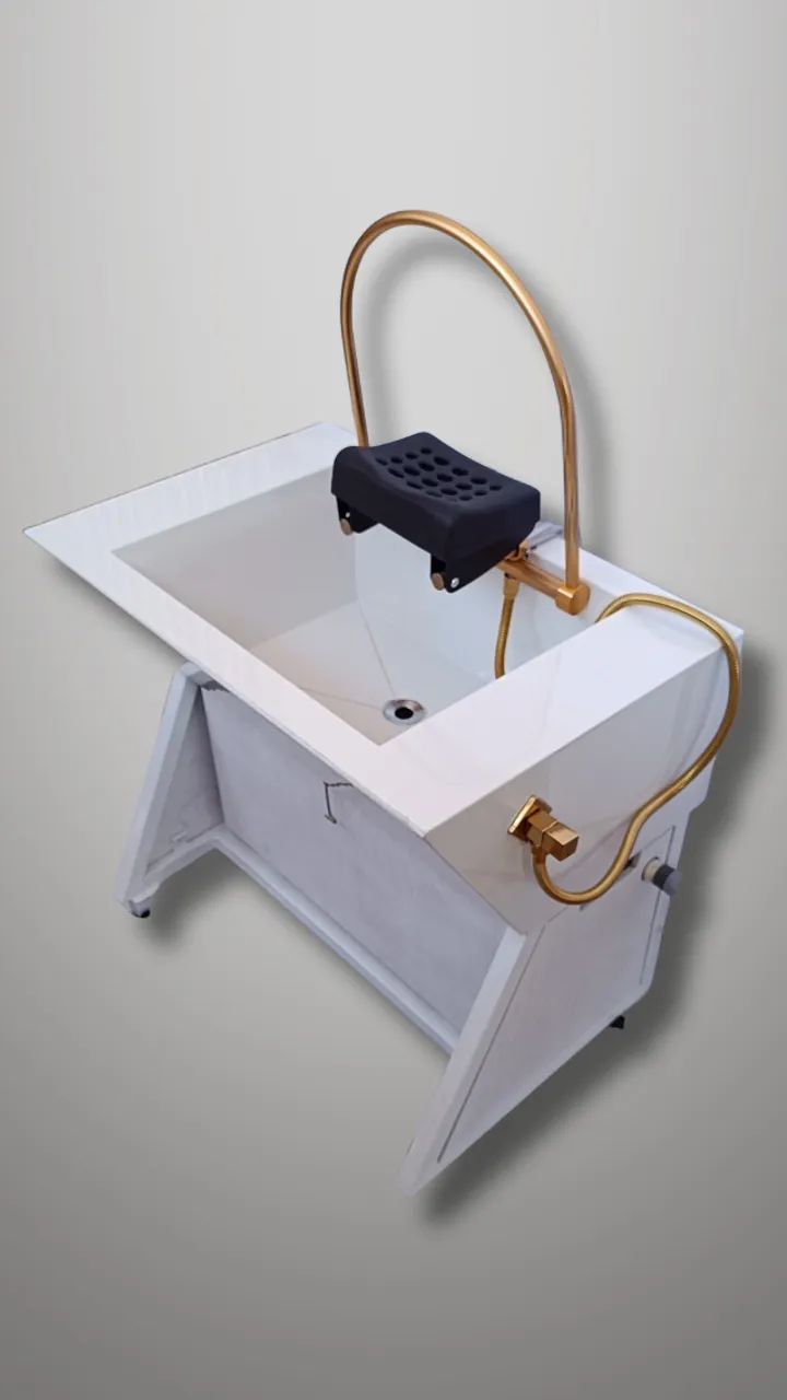 Lavatório terapia capilar head spa cuba em porcelanato  - Foto 3