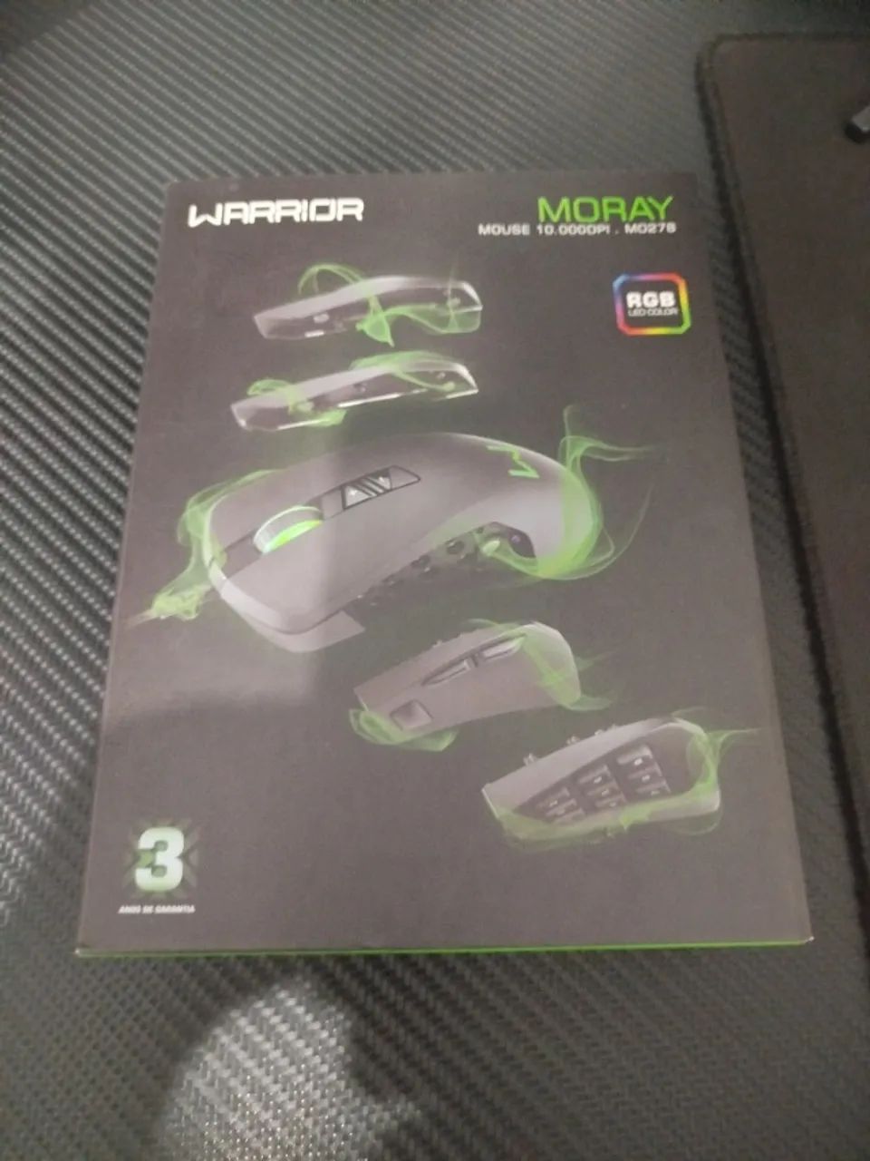 Mouse Gamer - Warrior Moray (Mo278) com 10000DPI, Personalizável, RGB - Foto 5