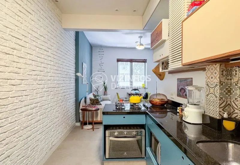 Quarto e Sala Reformado e Charmoso no Leme  Pronto para Morar ou Investir - Foto 2