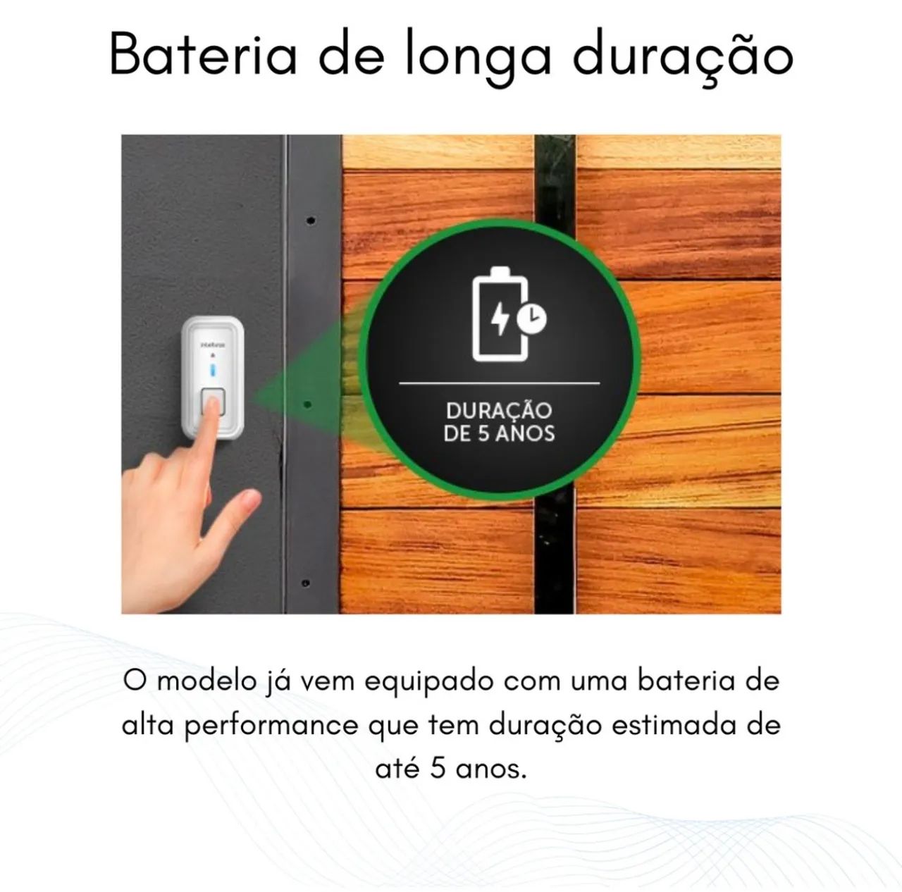 Campainha sem fio intelbras na caixa  - Foto 3
